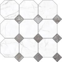 Декор Kerranova Black&White lappato white шт 60x60 K-60/d02-cut-1