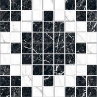 Мозаика Kerranova Black&White lappato black/white шт K-61(60)/LR/m01-0