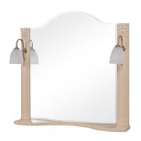 Зеркало АКВА РОДОС Арт Деко 80 см с двумя подсветками (айвори) (АР0000220)-0