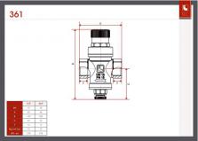 Редуктор давления с выходом для манометра Itap ДУ15 3610012-3