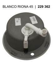Кухонная мойка Blanco RIONA 45 из силгранита антрацит 521396-2