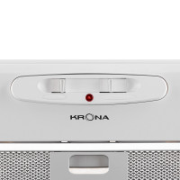 Встраиваемая кухонная вытяжка Krona Mini 600 white slider 18388-3