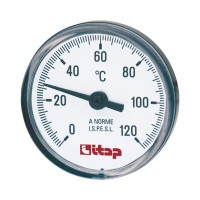 Термометр Itap осевое подключение 15*x63