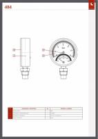 Термоманометр Itap боковое подключение ДУ15 484B012-2