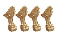 Ножки Belux для ванны Ладья, золото, металл. 4810924257062-0