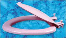 Сиденье для унитаза Wirquin Эконом розовый мрамор 20980526-0