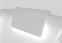 Подголовник Riho AH22 LED, белый AH22105-1